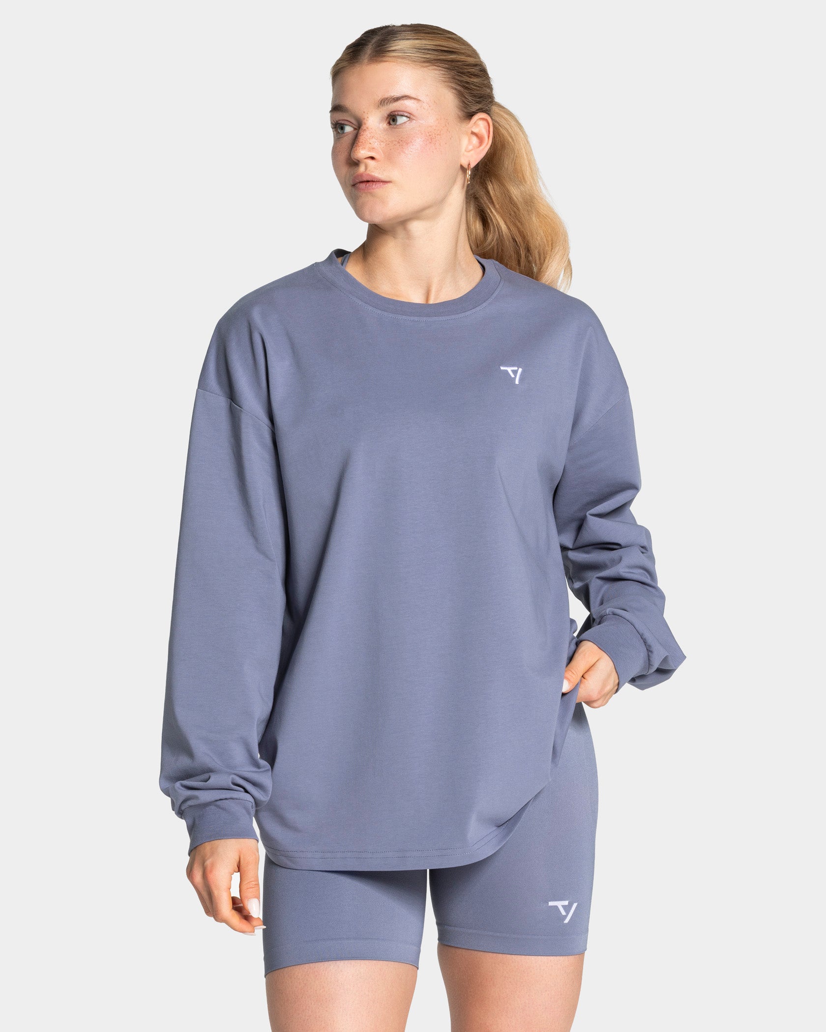 Lift Longsleeve "Stahlblau"